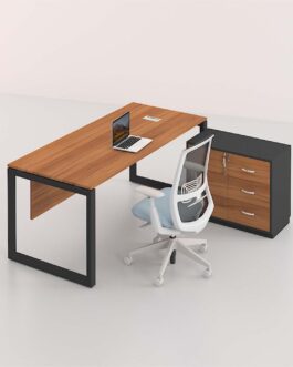 modern L shape office desk