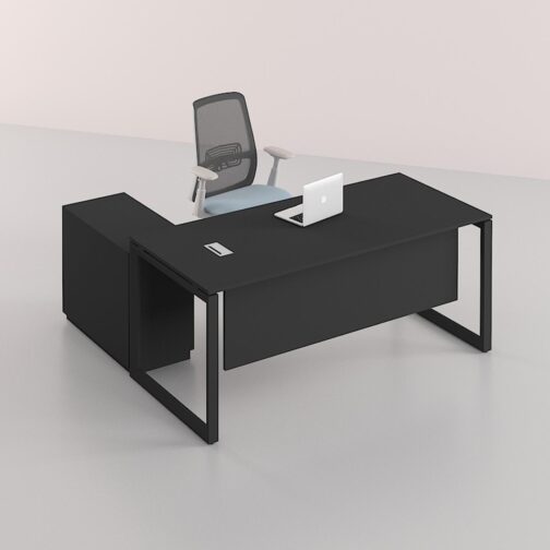 modern L shape office desk