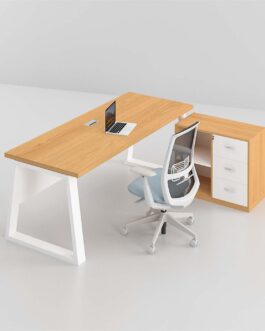 L-Shaped executive desk