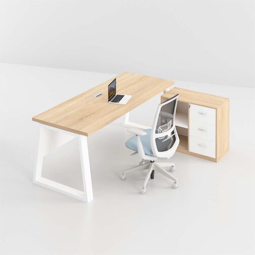 L-Shaped executive desk